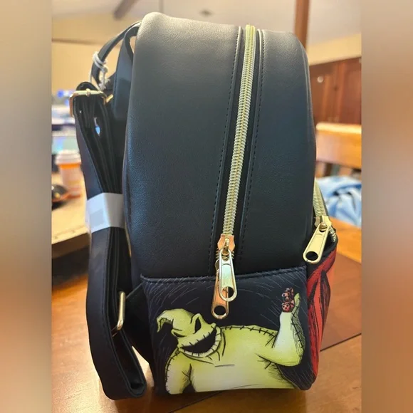 Disney Black and Orange Nightmare Before Christmas Loungefly - Picture 4 of 12